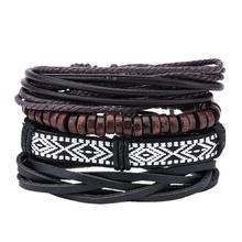 Bracelets & Bangles mens leather bracelets 2018 Pulseira Masculina Jewelry Charm Bileklik Pulseiras Boyfriend Girlfriend