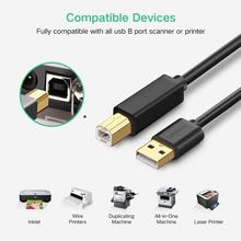 UGREEN Printer Cable, USB 2.0 Type A to B Lead, 1.5m USB A Male to B Male Scanner Cord