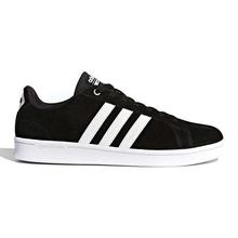 Adidas Black/White Cloudfoam Advantage Running Shoes For Men - B74226