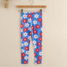 Printing Flower Skinny Girls Leggings