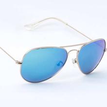 Showpoint Polarized Mercury Blue Shade Oval Aviator Sunglasses