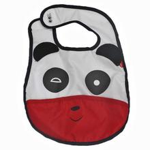 White/Red Panda Printed Bib For Babies