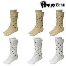 Happy Feet Gentlemen Socks Pack of 6 pairs Unisex-1015