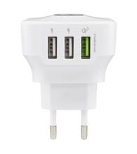 Prolink 3-Port Travel Wall Charger with IntelliSense 30W