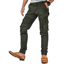 Virjeans Cotton Twill Stretchable (Cargo) Box Joggers Pant (VJC 705) Olive