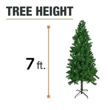 6FT Artificial Green Christmas Tree Indoor Xmas Decoration, Metal Stand