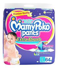 MamyPoko Pants Diaper Large,64count