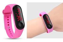 M3 Fashionable Design LED Digital Display Wrist Watch Sports Bracelet - Red
