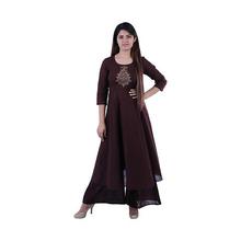 SRESHEE Women's Cotton Embroidery Anarkali|Flared