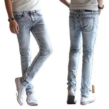 SALE - Machine Washed Light Blue Denim Jeans For Men