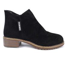 Solid Suede Boots For Women