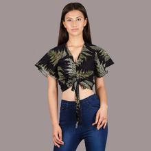 Floral Printed Crop Top For Women By Nyptra