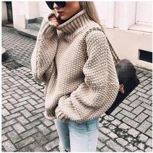 Oversized Baggy Turtleneck Pullover Sweaters