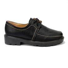 Black Casual Lace-Up Shoes For Women - 373-113