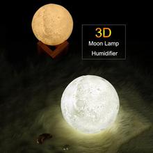 New 880ML Air Humidifier 3D Moon Lamp light Diffuser Aroma Essential