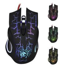 FashionieStore mouse New 6D LED Optical USB Wired 5500 DPI Pro Game Mouse For Laptop PC Gaming