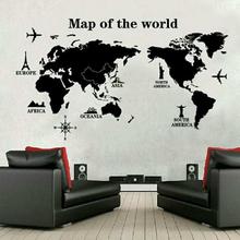 Map Of The World Wall Decals