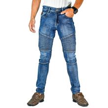 Virjeans Stretchy Ripped Design Biker Denim Choose Pant (VJC 701) Light Blue