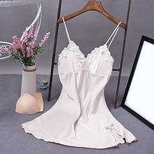 Sexy Lingerie Women Silk Lace Robe Dress Babydoll Sleeveless