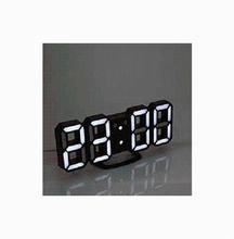 3D LED Digital Wall Clock (Black)