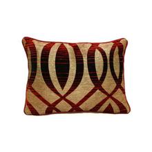 Light Golden/Maroon Printed Cushion Cover For Sofa/Bed