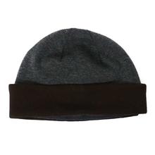 Grey/Brown Inner Fur Woolen Hat for Men