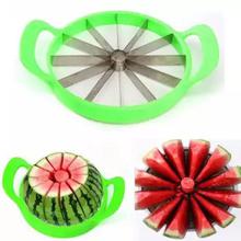 Watermelon Cutter Cantaloupe Melon Slicer Stainless Steel Kitchen Fruit Divider