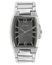 Sonata Analog Black Dial Men's Watch - 77001SM01A