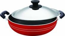 Pigeon Induction Base Non-Stick Kadai-200 IB with Lid