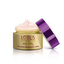 Lotus Herbals Youthrx Anti Ageing Tranforming Creme, SPF 25 Pa+++ Preservative Free, 50g