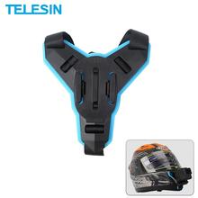 TELESIN Motorcycle Helmet Strap Mount For Gopro & Action Camera