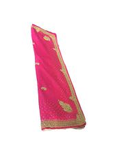 Pink Color Festive Wear Sari With Stunning Border Design