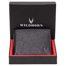 WildHorn India Black Men's Wallet (WH2083 Black)