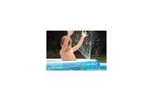 Inflatable Paddling Double Well Pool For Kids Sky Blue