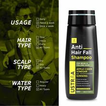 Ustraa Shampoo - Anti Hair Fall - 200 ml