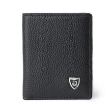 Slim Genuine Leather Small Thin Mini Men Wallet Male Purse