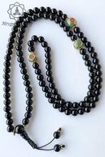 Nirvana Black Onyx Stone Beaded Prayer Mala