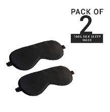 100%25 Mulberry Silk Super Smooth Sleep Mask (Pack of 2)