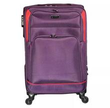 Light-weight 28 inch Oxford Rolling Luggage  Suitcase Wheels Stripe Carry On TSA Travel Bags
