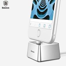 Baseus SUGENT-YF09 Charging Desktop Stand Holder For iphone 5s 6s 7 8 Plus & iPHONE X With Charger Cable