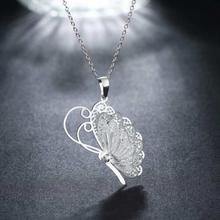 Women Lovely Butterfly Pendant Chain Necklace Jewelry