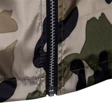 Men Camouflage Jackets Autumn Casual Hoodie Thin Military