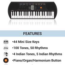 Casio KM16 Portable Keyboard With 44 Keys- SA-77