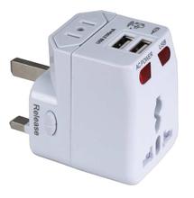 Travel Adapter With USB Changer