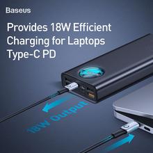 Baseus 30000mAh PowerBank QC 3.0+ PD Fast Charger 33W PowerBank Phone Charger For iPhone External Battery Charger Powerbank