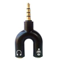 Y Shape 3.5mm Audio Jack To Headphone Microphone Splitter Converter Adaptor