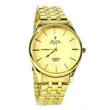 Yellow Dial Round Fancy Watch For Men