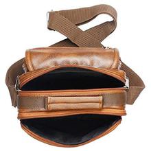 Handcuffs Mens Bag Messenger Bag Leather Shoulder Bags