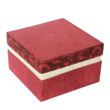 Maroon Square Shaped Gift Box - GBS