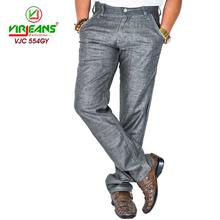 Virjeans Linen Pant for Men (VJC 554) Light Grey
